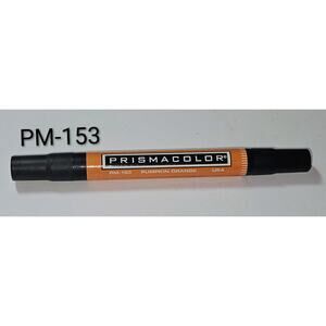 Prismacolor Premier PM-153 PUMPKIN ORANGE Double Sided Art Marker Broad Fine NEW